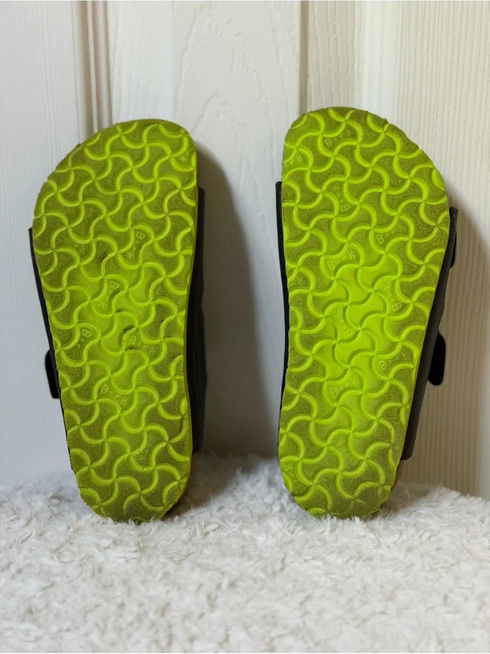 Birkenstock Arizona Kids Desert Soil Black Lime Size 27
